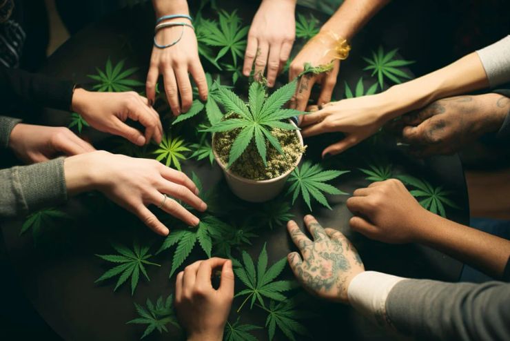 cannabis social media